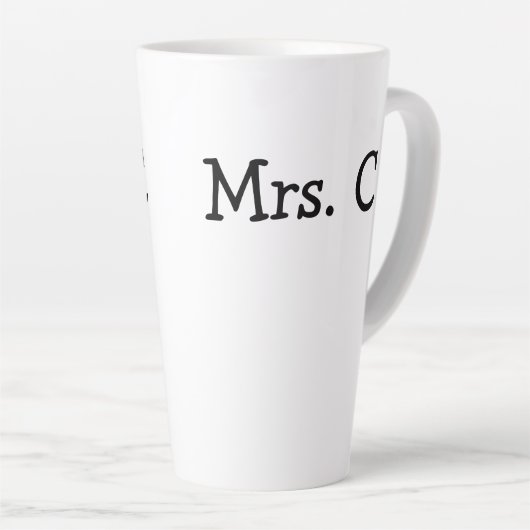 Mevrouw     CTeacher/Educator Mok (Rechterhoek)