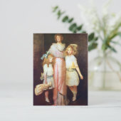 Mevrouw Daniels met twee kinderen Briefkaart (Staand voorkant)