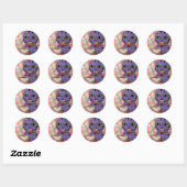 Mevrouw Dashwood Ronde Sticker (Vel)