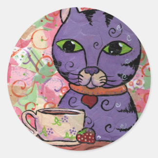 Mevrouw Dashwood Ronde Sticker
