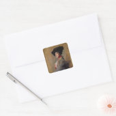 Mevrouw David Beatty, later de gravin Beatty Vierkante Sticker (Envelop)