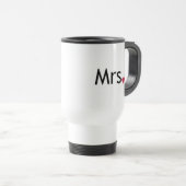 Mevrouw - de helft van de heer en mevrouw set reisbeker (Voorkant rechts)