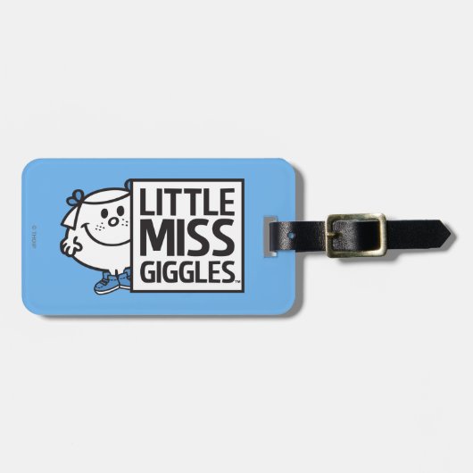 Mevrouw de lach bagagelabel (Voorkant horizontaal)