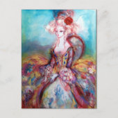 MEVROUW DE POMPADOUR UITNODIGING BRIEFKAART (Voorkant)