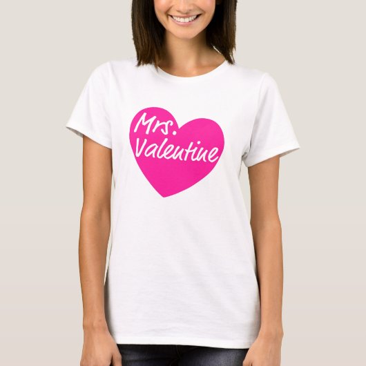 Mevrouw de Valentijn T-shirt (Voorkant)