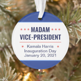 Mevrouw de vice-President Kamala Harris Inaugurati Ornament