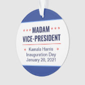 Mevrouw de vice-President Kamala Harris Inaugurati Ornament (voorkant)