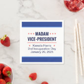 Mevrouw de vice-President Kamala Harris Inaugurati Servet (Insitu)