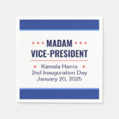 Mevrouw de vice-President Kamala Harris Inaugurati Servet (Voorkant)