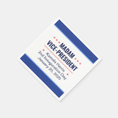 Mevrouw de vice-President Kamala Harris Inaugurati Servet (Hoek)