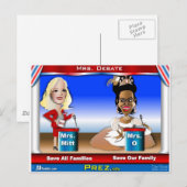 Mevrouw Debate Briefkaart (Voorkant / Achterkant)