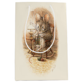 Mevrouw Dormouse Knitting Medium Cadeauzakje