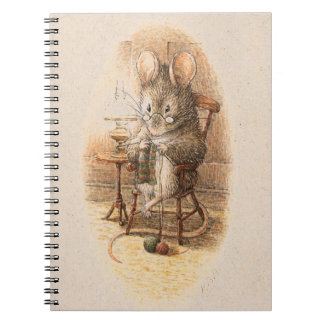 Mevrouw Dormouse Knitting Notitieboek