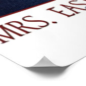 Mevrouw Eastern U.S. Galaxy, Karen Hauck - 2 Poster (Hoek)