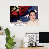 Mevrouw Eastern U.S. Galaxy, Karen Hauck - 2 Poster (Thuiskantoor)