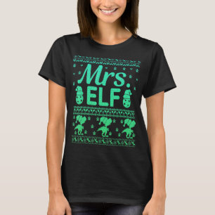 Mevrouw Elf Kerstfamilie lelijke Kerstmis 1 T-shirt