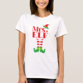 Mevrouw ELF kerstseizoen T-Shirt (Voorkant)