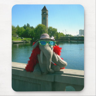 Mevrouw Ella in het park Muismat