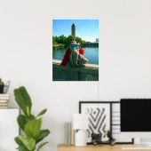 Mevrouw Ella in het park Poster (Thuiskantoor)