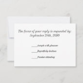 Mevrouw en mevrouw Gay Lesbian Wedding RSVP in Sil (Achterkant)