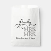 Mevrouw en mevrouw LBGTQ Bedankzakje (Voorkant)