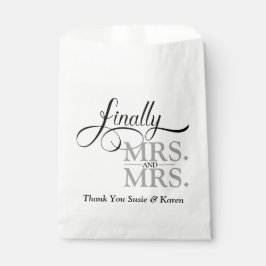 Mevrouw en Mevrouw LBGTQ Bedankzakje