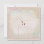 Mevrouw en Mevrouw Lente Aquarellen Goud Geometris (Achterkant)