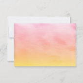 Mevrouw en mevrouw Sandy Toes RSVP zonsondergang (Achterkant)