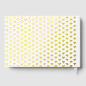 Mevrouw en mevrouw typografie lesbische witte brui gastenboek (Achterkant)