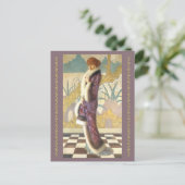 Mevrouw Ethel Cushing Briefkaart (Staand voorkant)