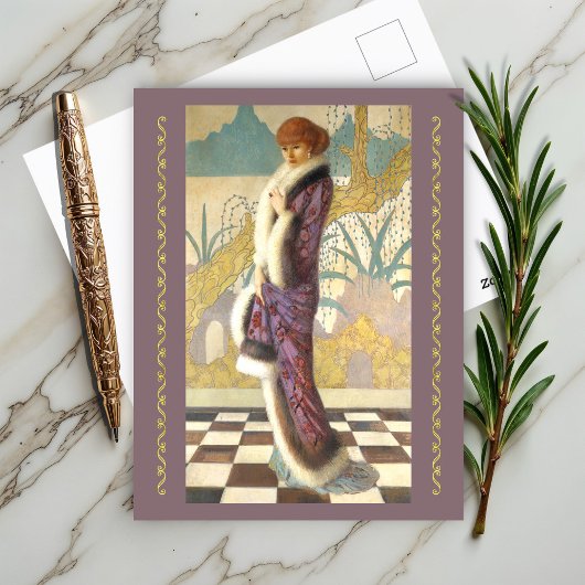 Mevrouw Ethel Cushing Briefkaart