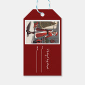 Mevrouw Fancy Santa Cadeaulabel (Voorkant)
