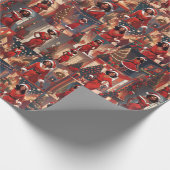 Mevrouw Fancy Santa Cadeaupapier (Hoek)