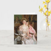 Mevrouw Fiske Warren en haar dochter Kaart (Gele Bloem)