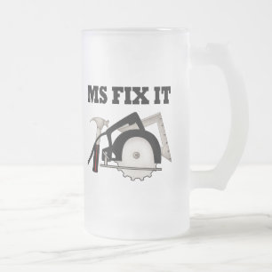 mevrouw Fix it Matglas Bierpul