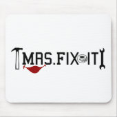 Mevrouw Fix. Muismat (Voorkant)