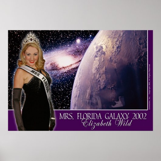 mevrouw Florida Galaxy 2002 - Elizabeth Wild - 3 Poster (Voorkant)