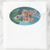 Mevrouw Fox Sticker Fox in Kleding Victoriaans Fox (Tas)
