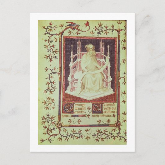 Mevrouw Fr 13091 f.11v The Prophet Isaiah, van de  Briefkaart (Voorkant)