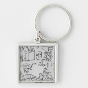 Mevrouw Fr 19093 fol.18v Verschillende tekeningen Sleutelhanger