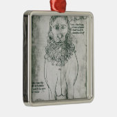 Mevrouw Fr 19093 fol.24v Lion en Porcupine Metalen Ornament (Rechts)