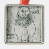 Mevrouw Fr 19093 fol.24v Lion en Porcupine Metalen Ornament (Voorkant)