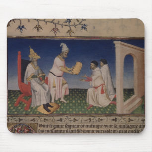 Mevrouw Fr 2810 f.3v Kublai Khan (1214-94), die zi Muismat