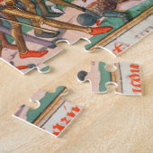 Mevrouw Fr 5054 f.11 The Battle of Agincourt, 1415 Legpuzzel (Zijkant)