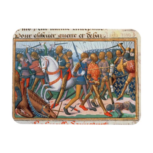 Mevrouw Fr 5054 f.11 The Battle of Agincourt, 1415 Magneet (Horizontaal)