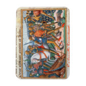 Mevrouw Fr 5054 f.11 The Battle of Agincourt, 1415 Magneet (Verticaal)