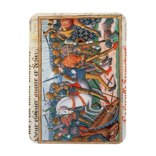 Mevrouw Fr 5054 f.11 The Battle of Agincourt, 1415 Magneet (Verticaal)