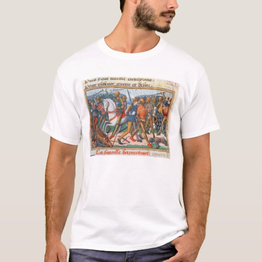 Mevrouw Fr 5054 f.11 The Battle of Agincourt, 1415 T-shirt (Voorkant)
