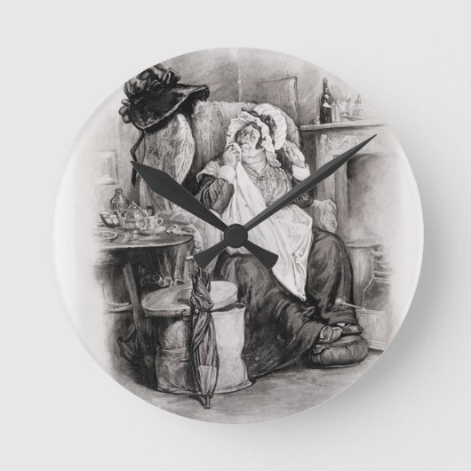 Mevrouw Gamp, van 'Charles Dickens: Een roddelaar  Ronde Klok (Voorkant)