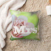 mevrouw Garden Wedding Floral Pink Peony Pillow Kussen (Deken)
